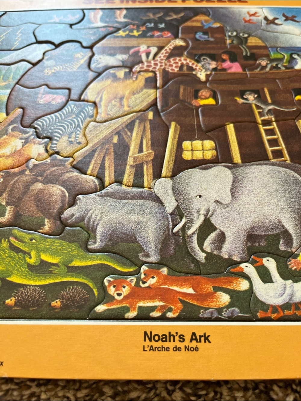 Ravensburger Noah’s Ark 45-piece See Inside Vintage Puzzle - Picture 3 of 6